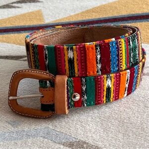 Multicolor Patterned Belt